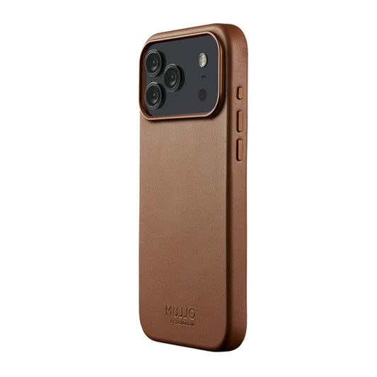 iPhone 17 Pro Max Mujjo Full Leather w/MagSafe Case - Tan - 15-15008