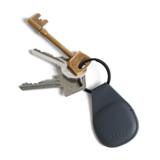 Apple Airtag Mujjo Airtag Leather Keychain - Basalt - 15-15013