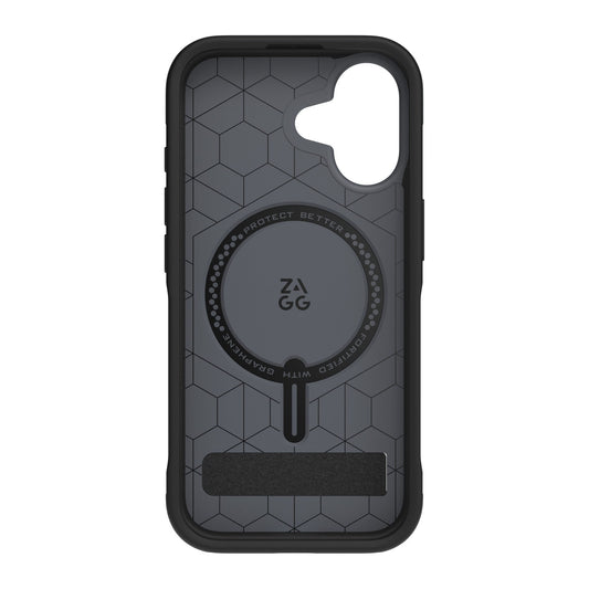 iPhone 17 ZAGG Graphene Sedona Snap Kickstand Case - Pitch Black - 15-15053