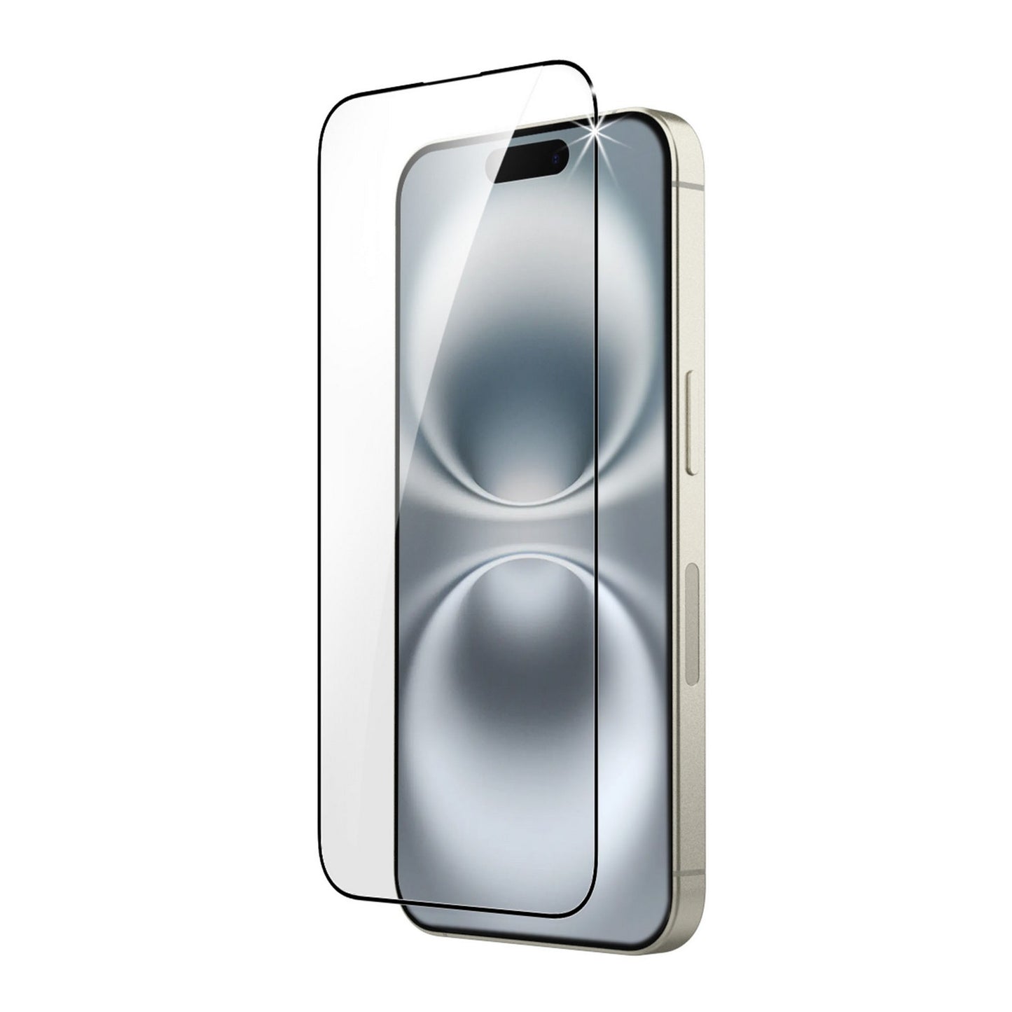 iPhone 16/15 HyperGear Edge-to-Edge Glass Screen Protector w/Dust-Free Install Tray - 15-15057