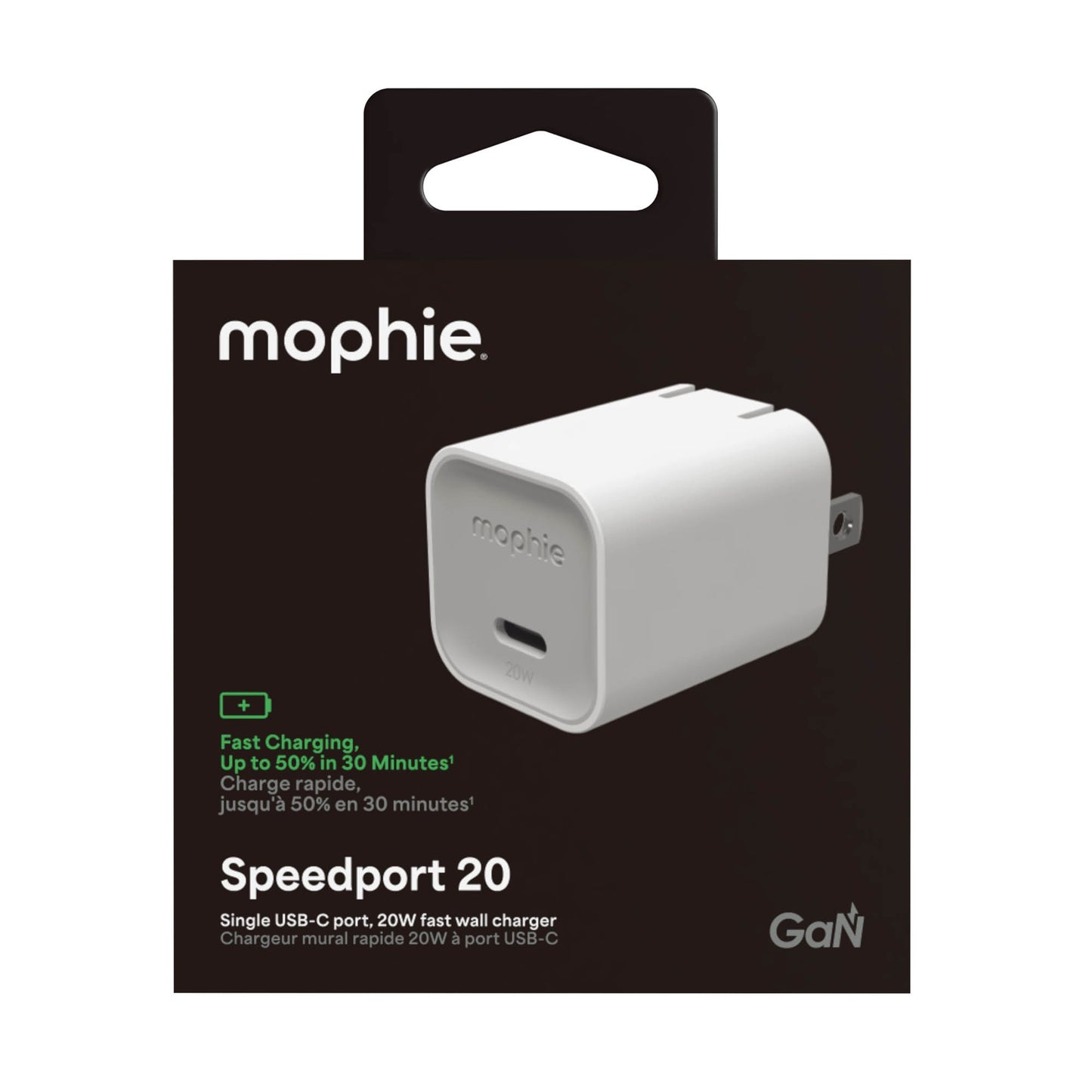 Mophie Speedport 20W USB-C Wall Charger - White - 15-15066