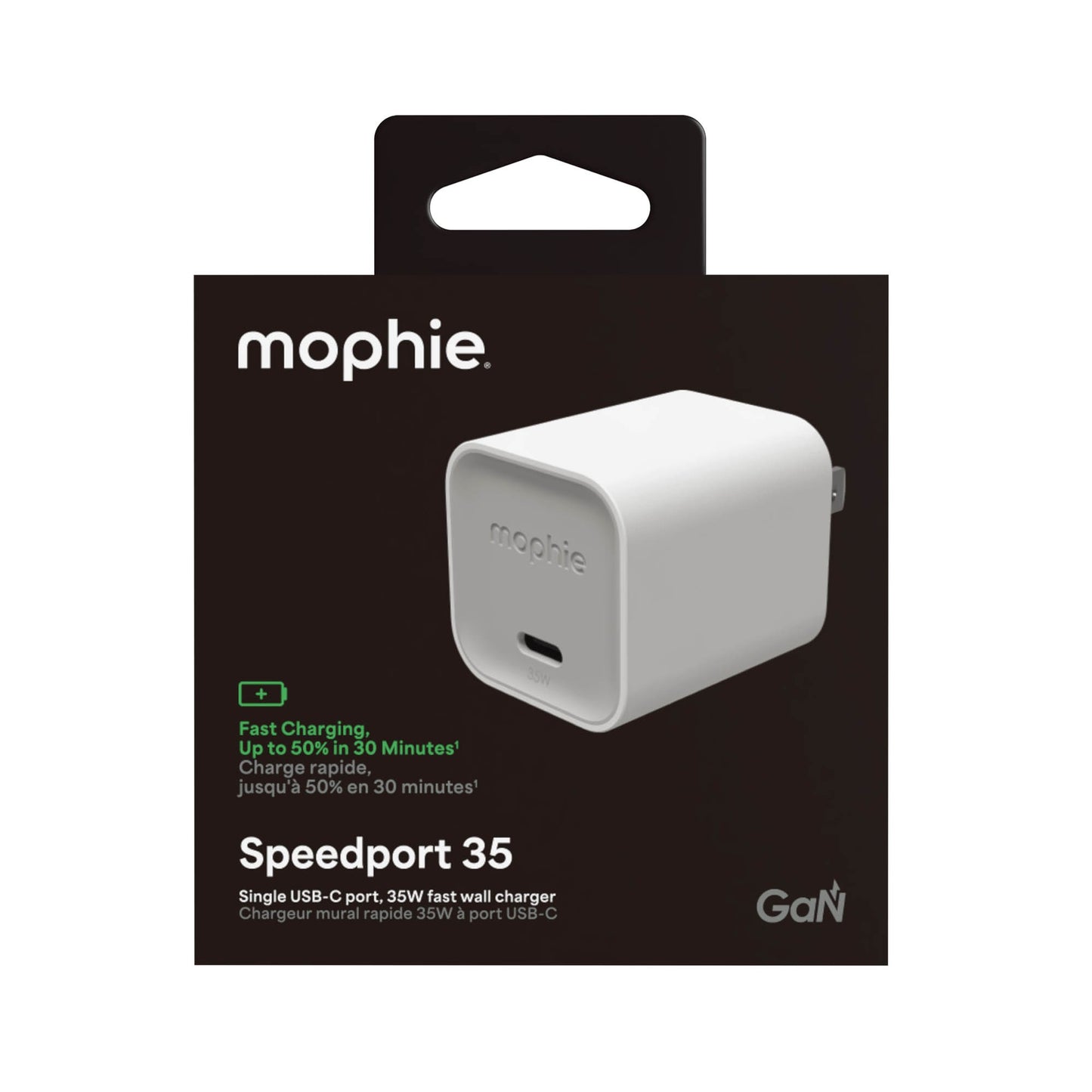 Mophie Speedport 35W USB-C Wall Charger - White - 15-15067