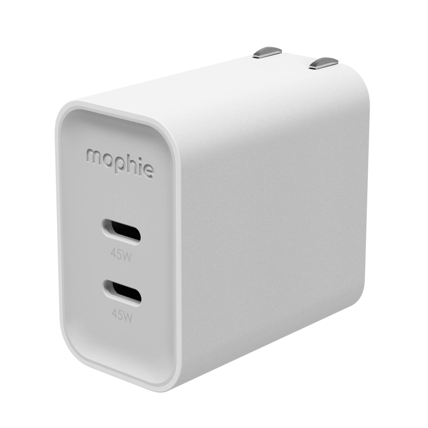 Mophie Speedport 45W Dual USB-C Wall Charger - White - 15-15068