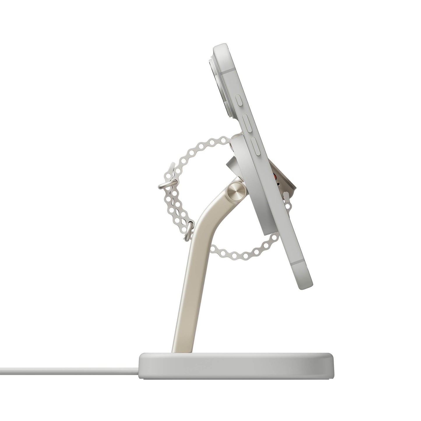 Mophie Wireless 3in1 Qi2 Charging Stand - White - 15-15073