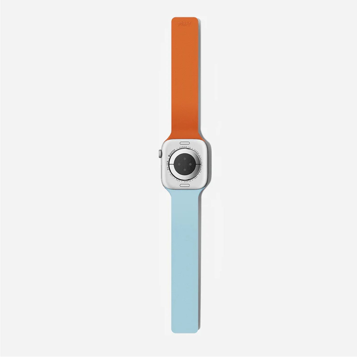 Apple Watch 46mm MOFT Snap Duo Watch Band - Wake Orange/Swell Blue - 15-15089