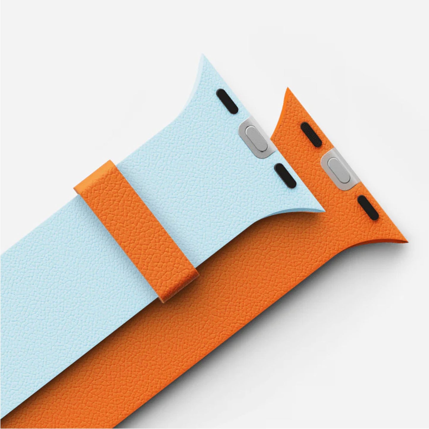 Apple Watch 46mm MOFT Snap Duo Watch Band - Wake Orange/Swell Blue - 15-15089