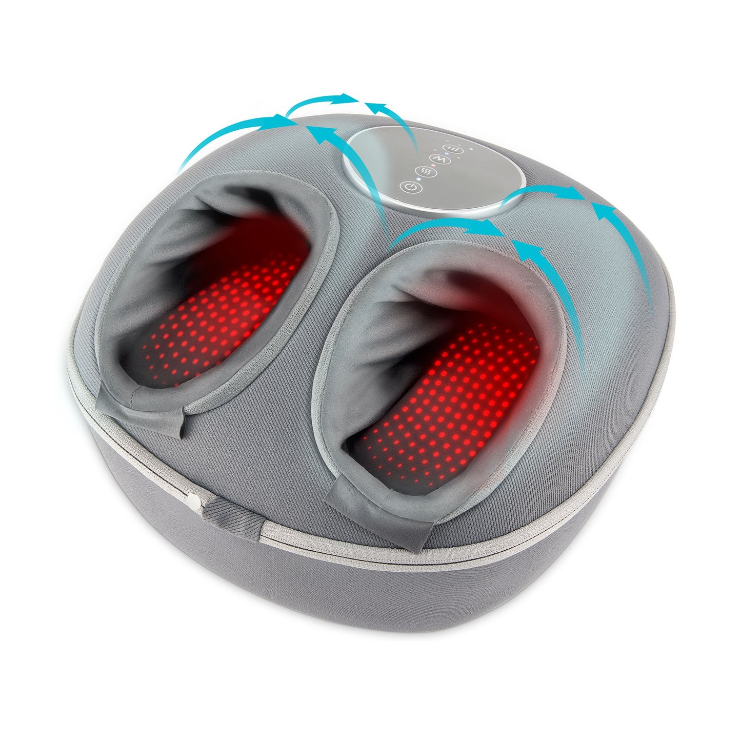 HoMedics Shiatsu & Air Delux Compression Foot Massager with Heat - 15-15114