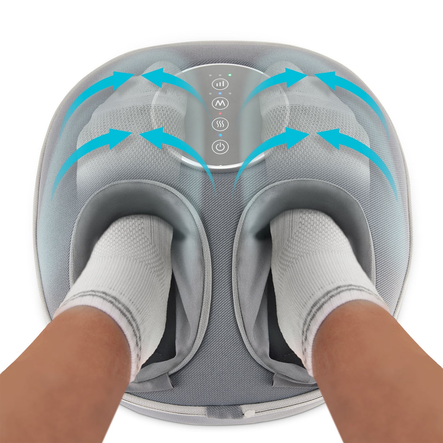 HoMedics Shiatsu & Air Delux Compression Foot Massager with Heat - 15-15114