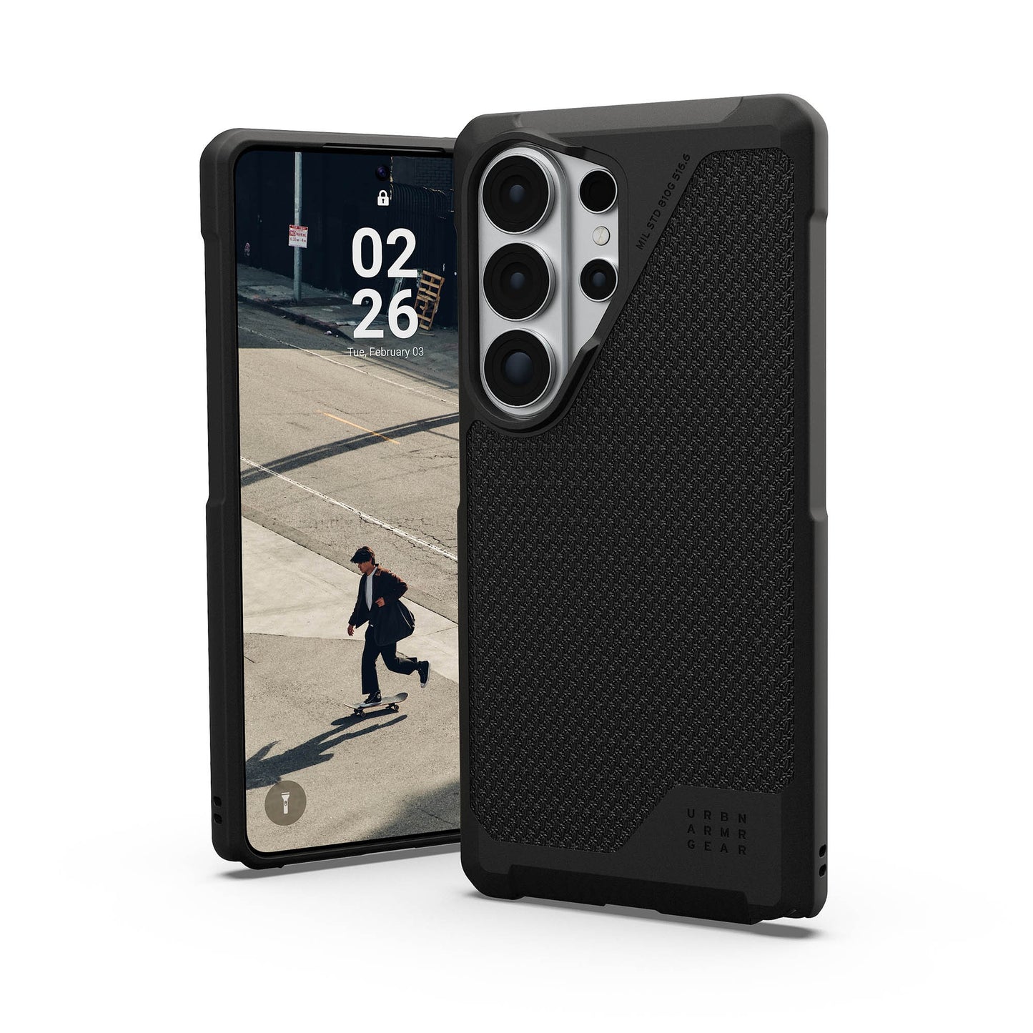 Samsung Galaxy S26 Ultra UAG Metropolis LT w/Magnet Case - Kevlar Black - 15-15128