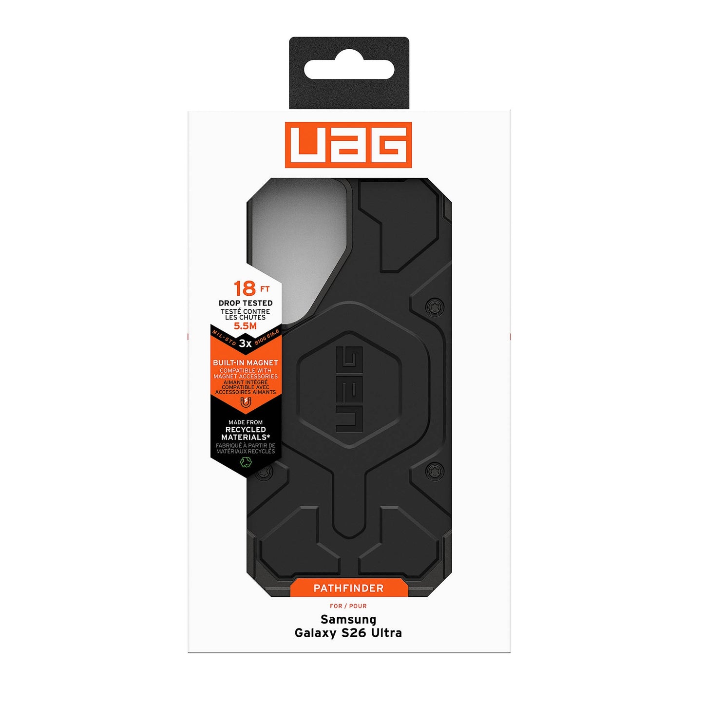 Samsung Galaxy S26 Ultra UAG Pathfinder w/Magnet Case - Black - 15-15129