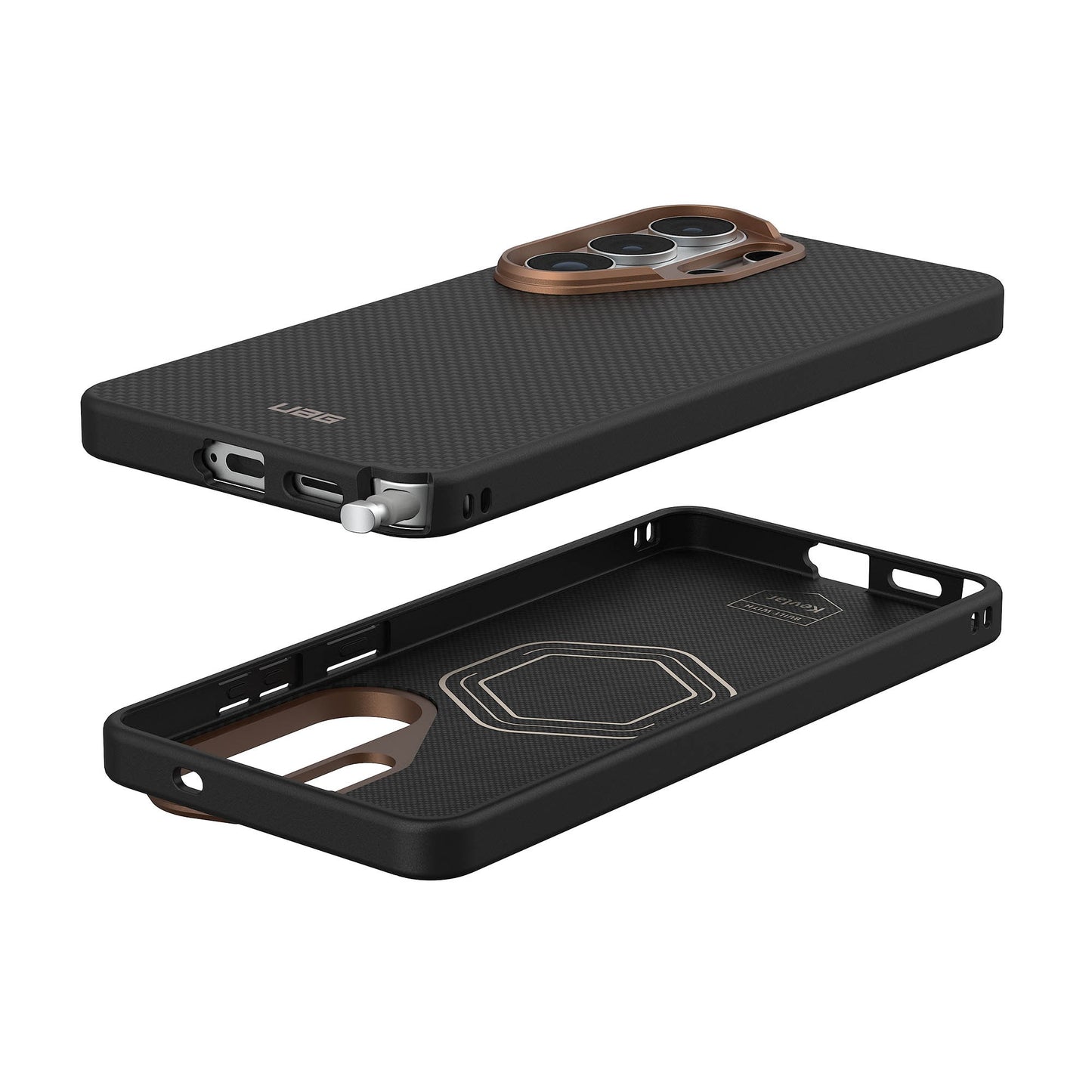 Samsung Galaxy S26 Ultra UAG Fibr Armr w/Magnet Case - Black/Bronze - 15-15134