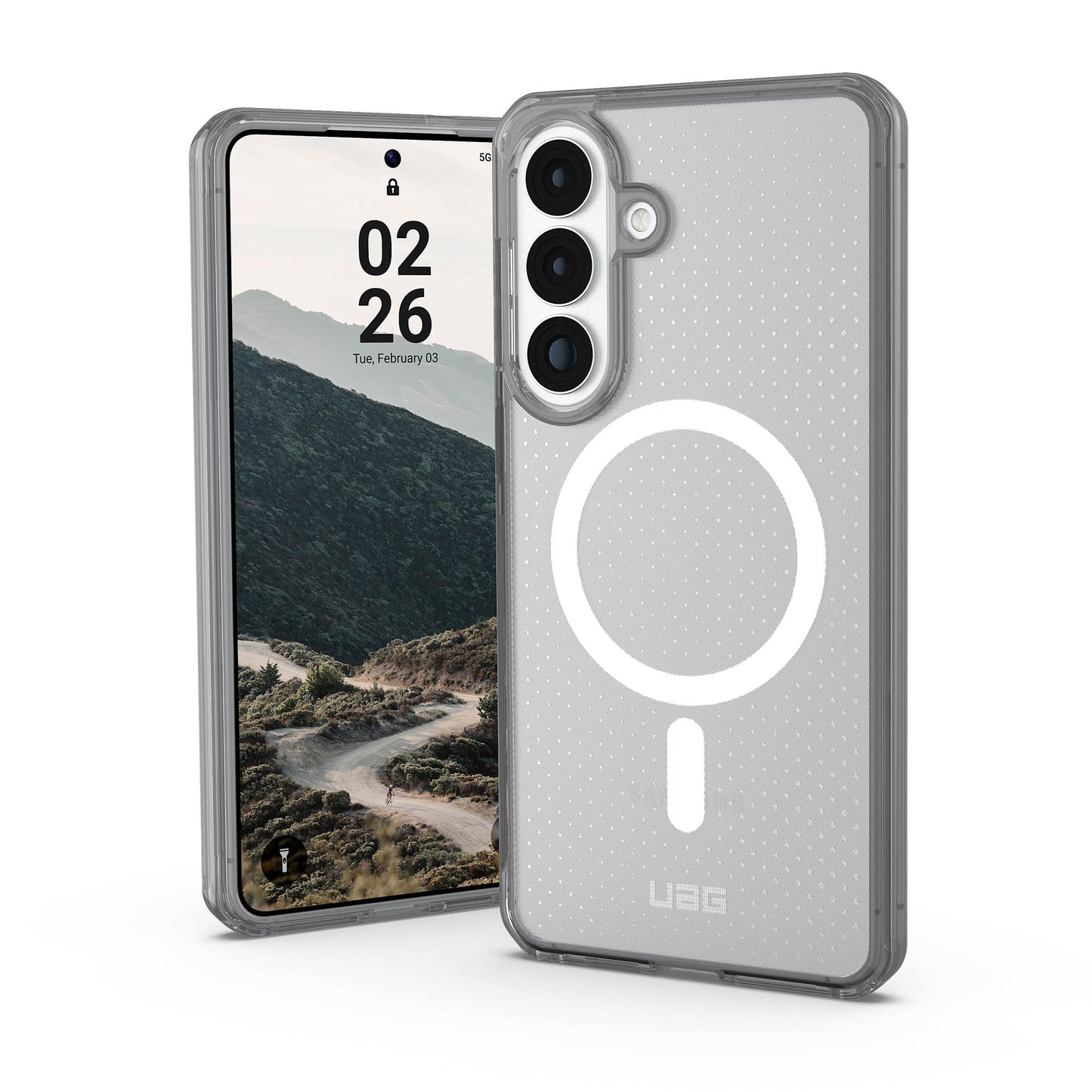 Samsung Galaxy S26+ UAG Dot w/Magnet Case - True Clear Ice/Ash - 15-15138