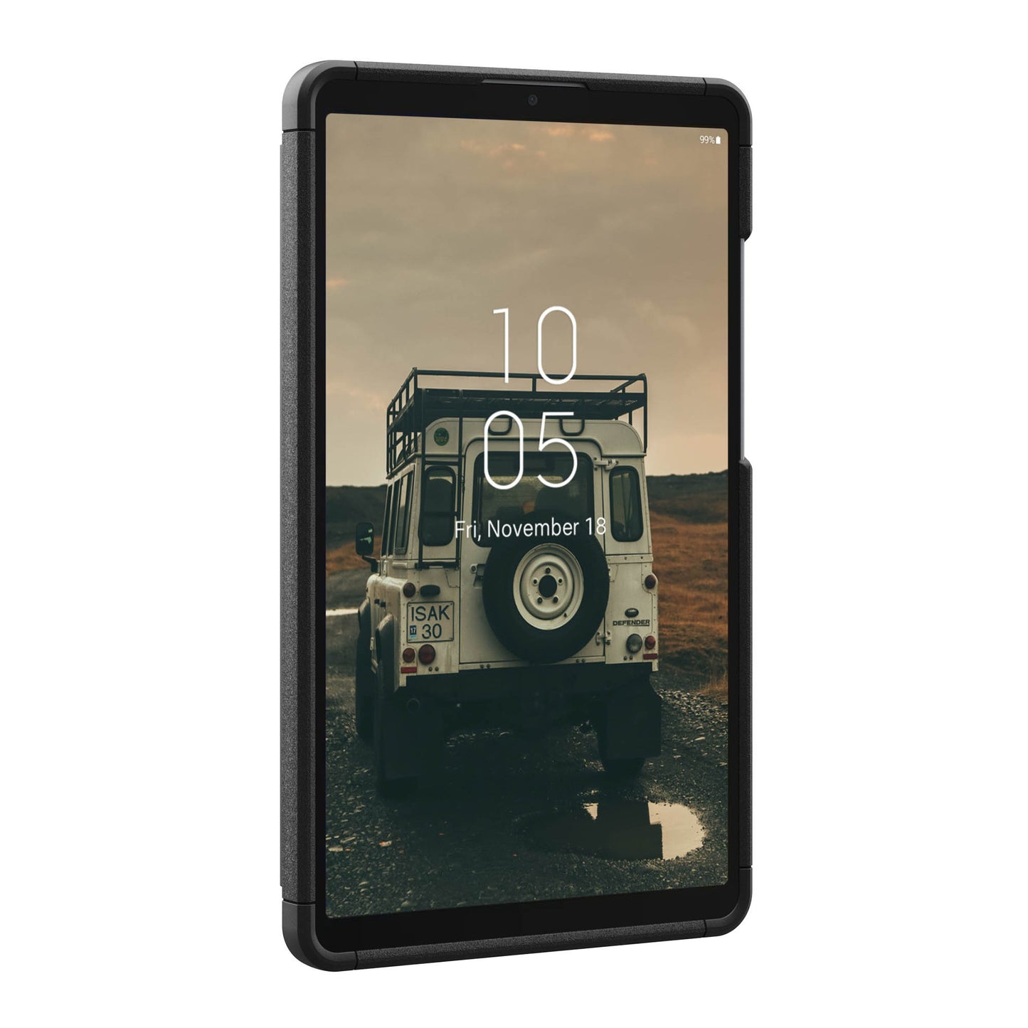 Samsung Galaxy Tab A11 UAG Scout w/Kickstand and Handstrap Case - Black - 15-15229