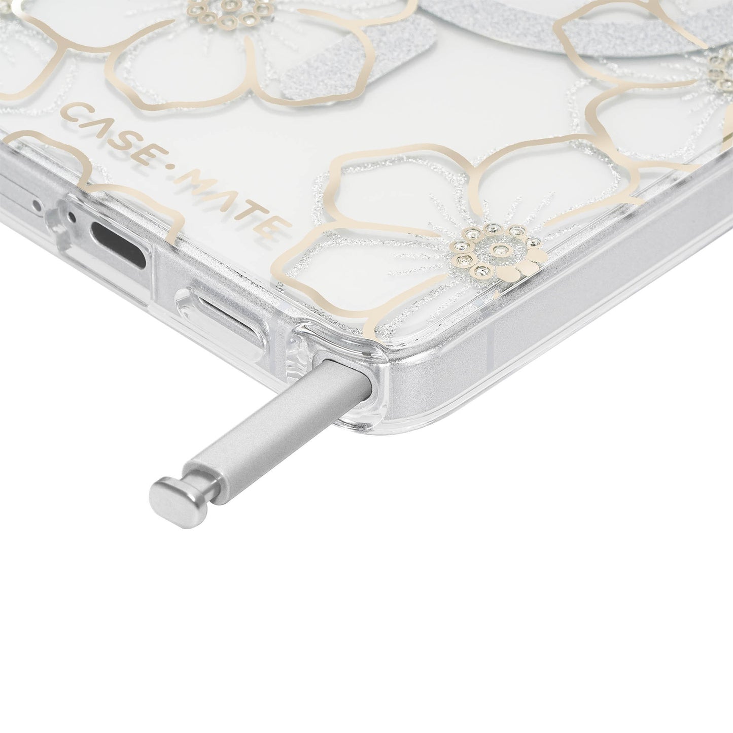 Samsung Galaxy S26 Ultra Case-Mate Floral Gems w/Magnet Case - Gold - 15-15233