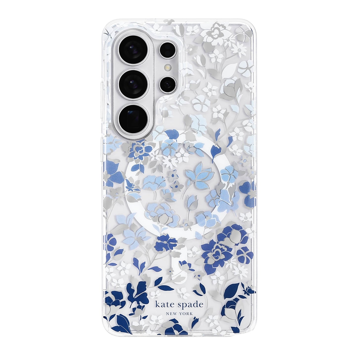 Samsung Galaxy S26 Ultra Kate Spade Protective w/Magnet Case - Flowerbed Blue - 15-15235