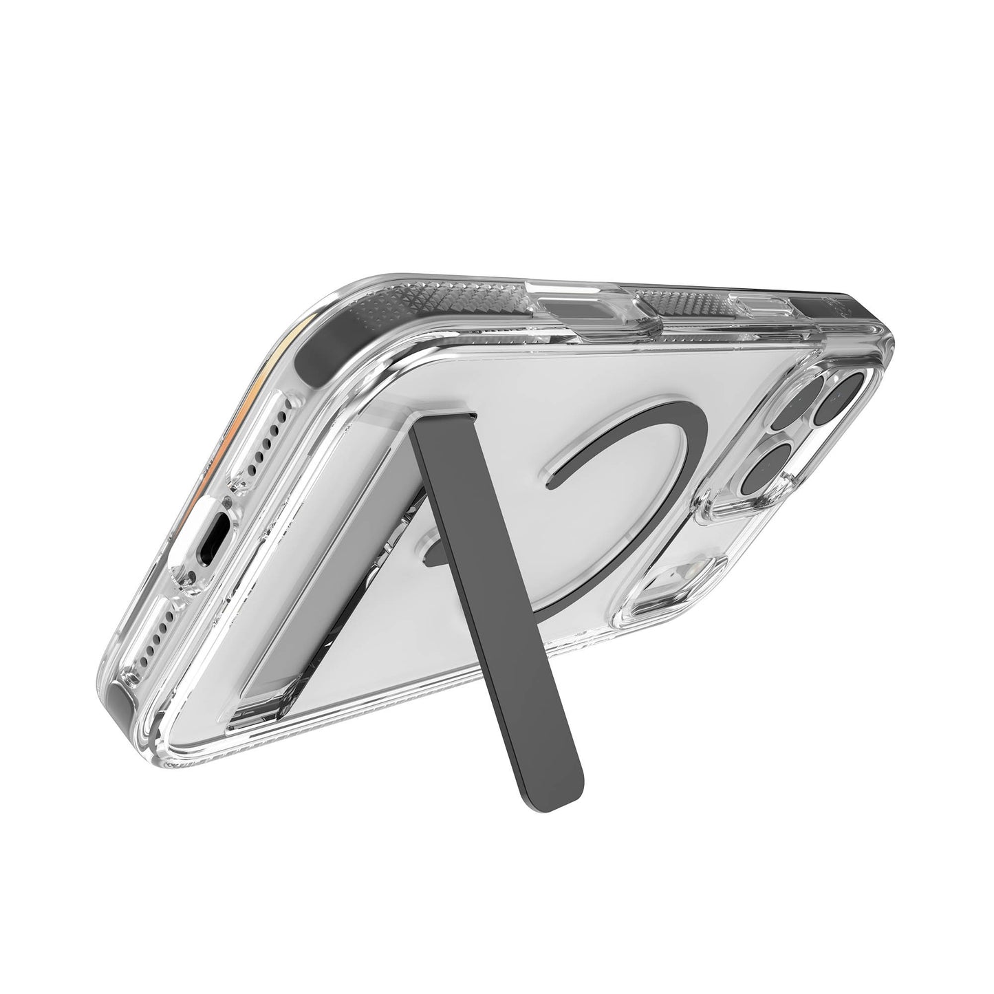 iPhone 17 Pro Max ZAGG Graphene Santa Cruz Snap Kickstand Case - Black - 15-15272