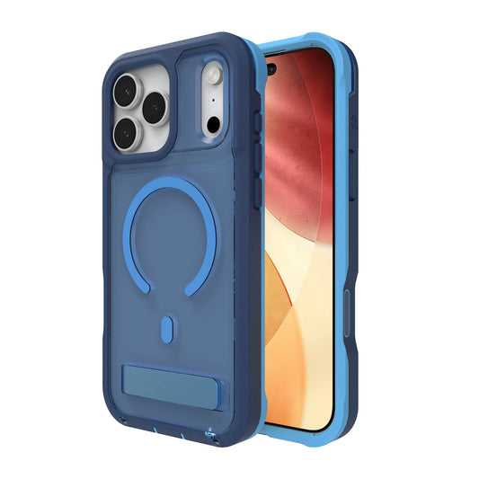 iPhone 18 Pro Max/17 Pro Max ZAGG Graphene Rainier Snap Kickstand Case - Cobalt Horizon - 15-15276