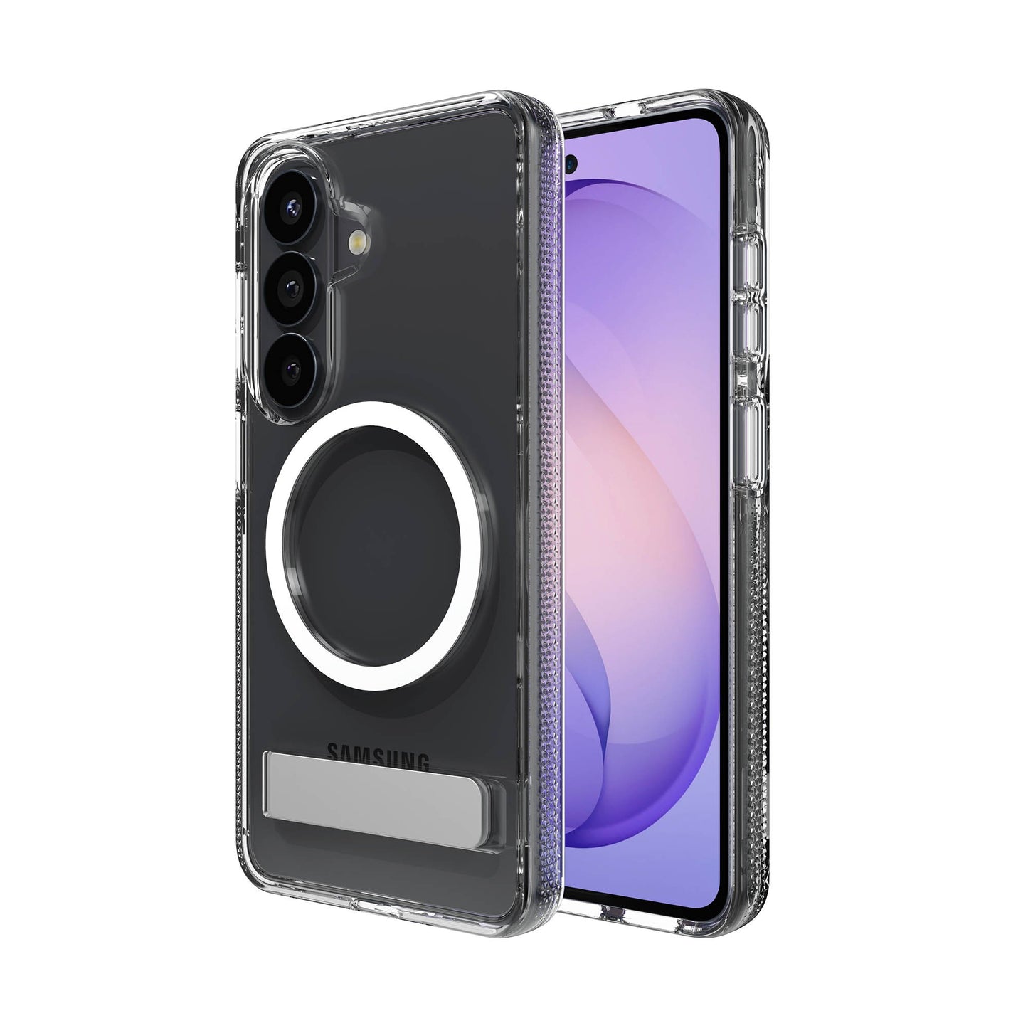 Samsung Galaxy S26 ZAGG Graphene Crystal Palace Snap Kickstand Case - Clear - 15-15309