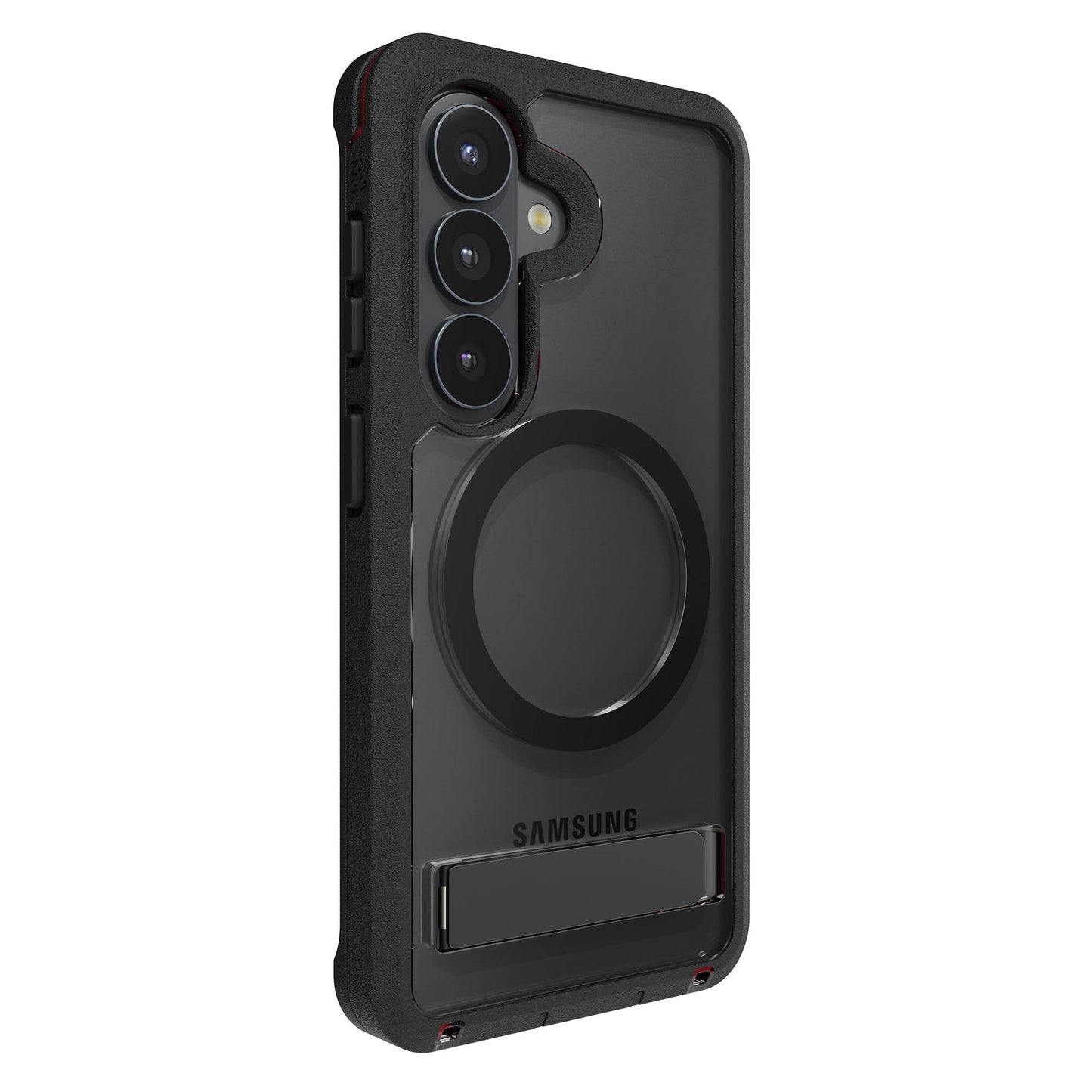 Samsung Galaxy S26 ZAGG Graphene Rainier Snap Kickstand Case - Smoke Black - 15-15314
