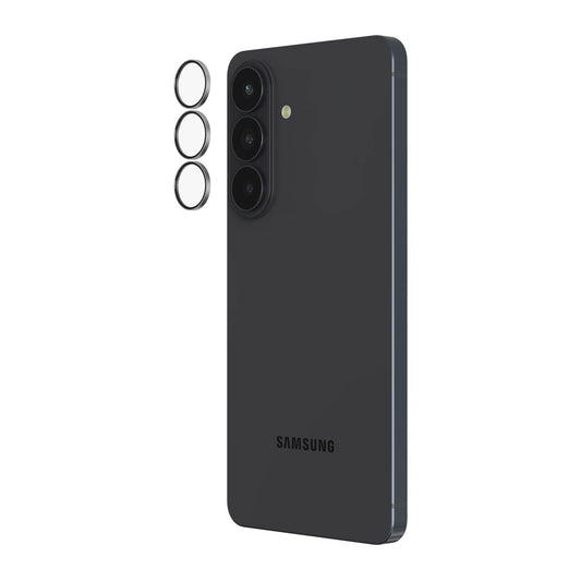 Samsung Galaxy S26+ ZAGG InvisibleShield Glass Elite Camera Rings Lens Protector - Silver - 15-15316