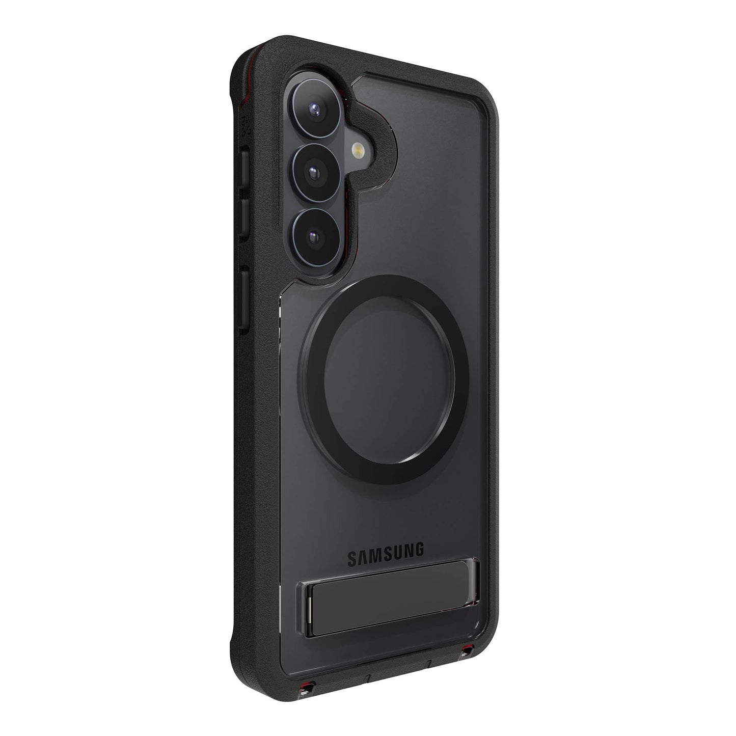 Samsung Galaxy S26+ ZAGG Graphene Rainier Snap Kickstand Case - Smoke Black - 15-15319