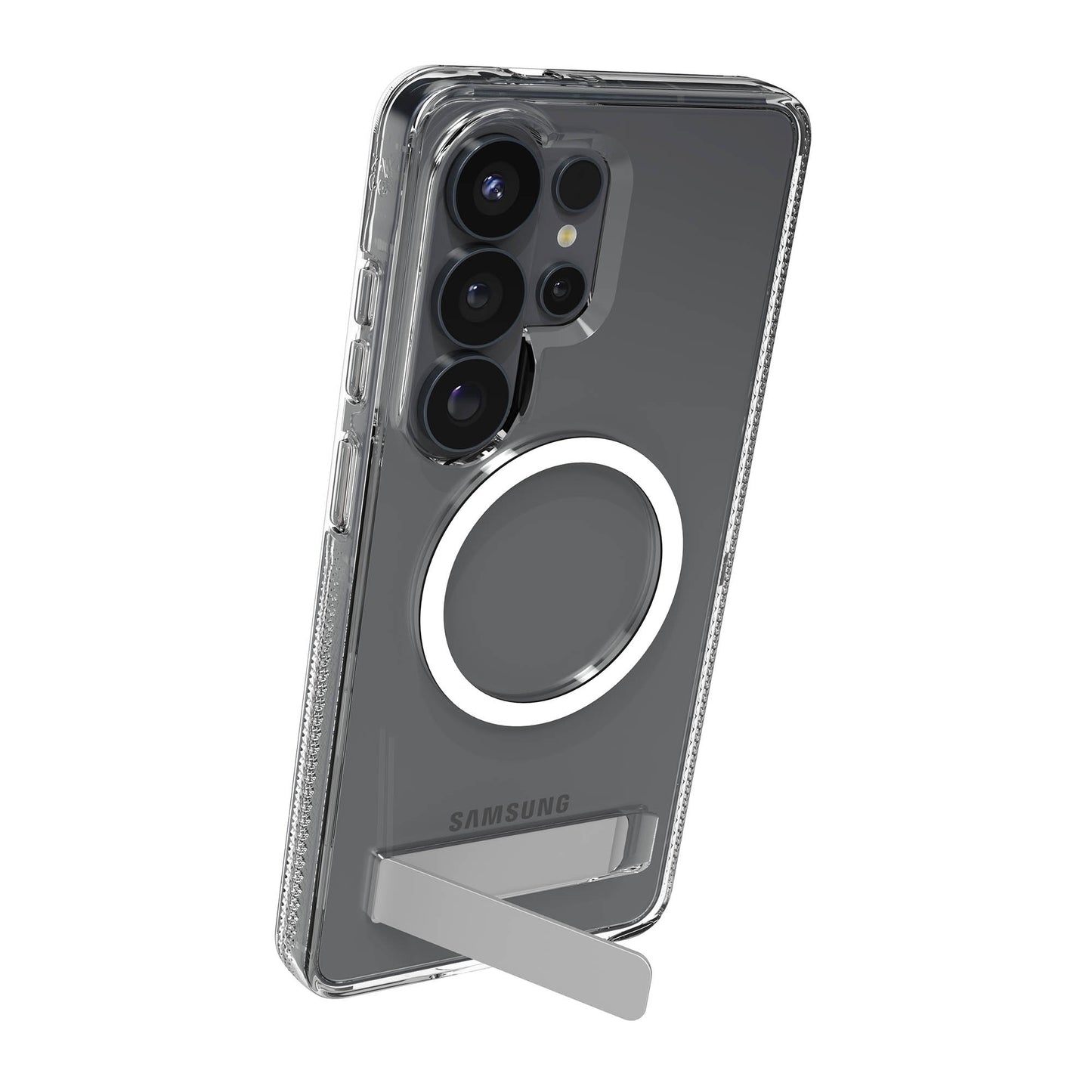 Samsung Galaxy S26 Ultra ZAGG Graphene Crystal Palace Snap Kickstand Case - Clear - 15-15324