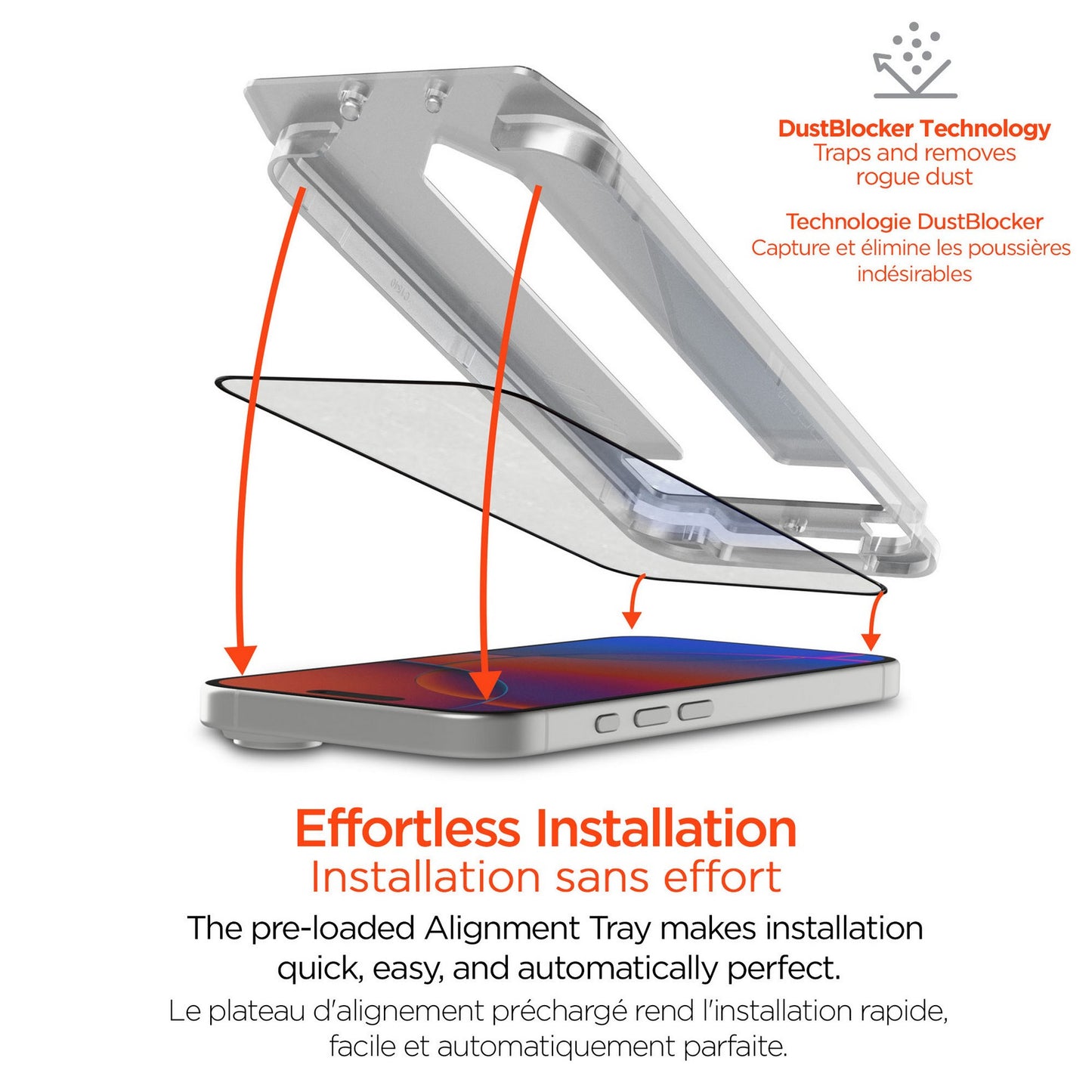 Samsung Galaxy S26+ HyperGear Edge-to-Edge Glass Screen Protector w/Dust-Free Install Tray - 15-15339