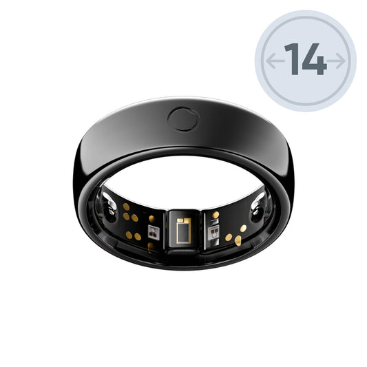 Circular Ring 2 Size 14 - Black - 15-15375