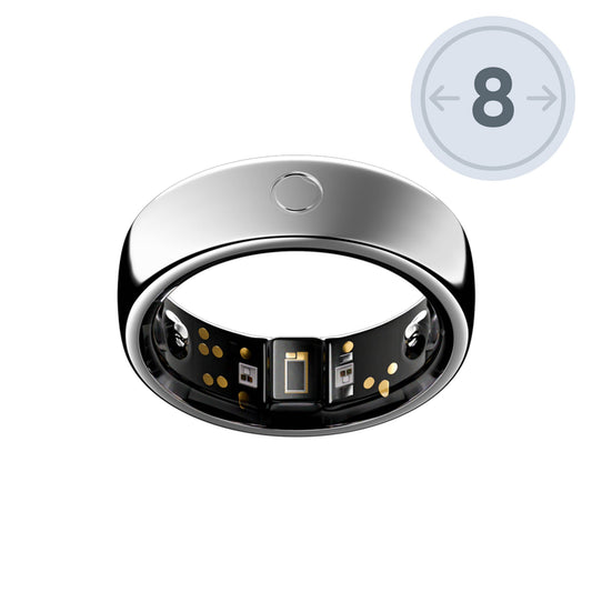 Circular Ring 2 Size 8 - Silver - 15-15378