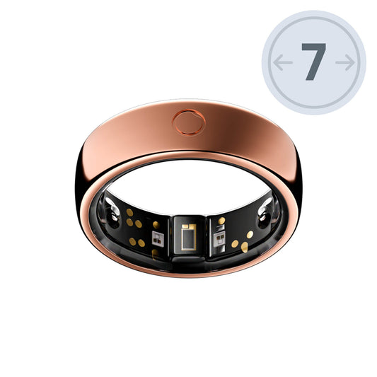 Circular Ring 2 Size 7 - Rose Gold - 15-15386