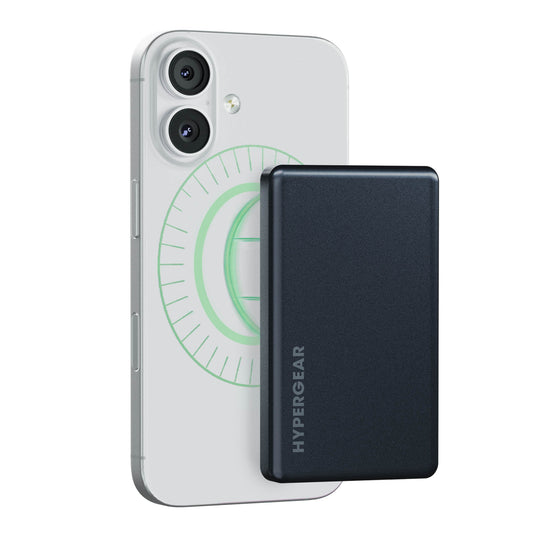 HyperGear 5000mAh Power Pack Mag Ultra-Slim Wireless Magnetic Portable Power Bank - 15-15458