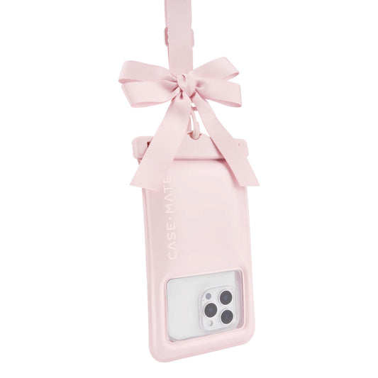 Universal Case-Mate Waterproof Floating Bow Pouch - Ballet Pink - 15-15472