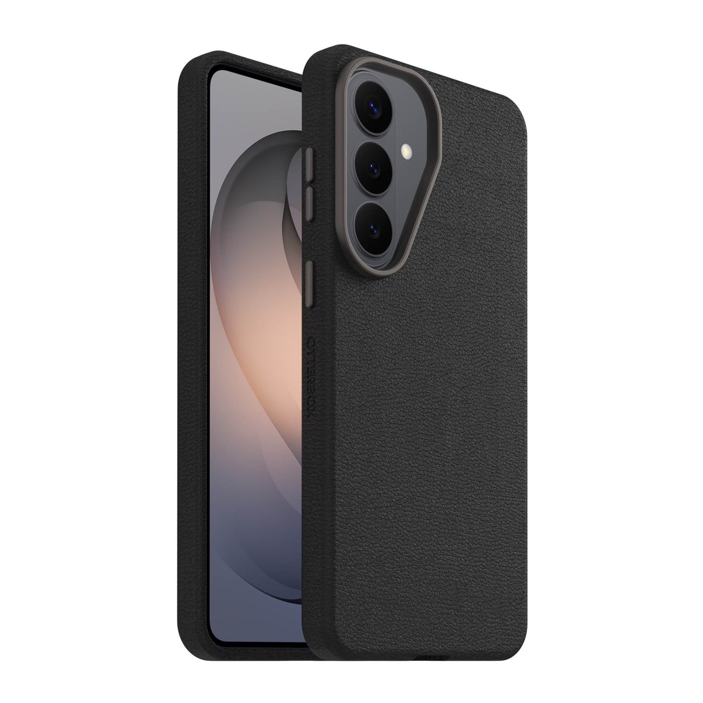 Samsung Galaxy S26+ Otterbox Symmetry Cactus Leather Series Case - Black - Noir Ash - 15-15557