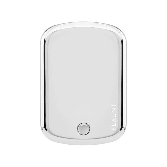 FLAUNT 5,000 mAh Wireless MagSafe Battery Pack - Metallic Silver - 15-15561