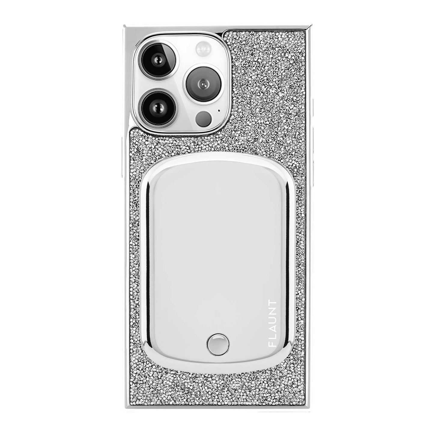 FLAUNT 5,000 mAh Wireless MagSafe Battery Pack - Metallic Silver - 15-15561