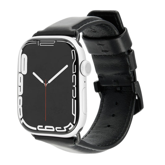 Apple Watch 42-49mm Case-Mate Signature Leather Band - Black - 15-15562