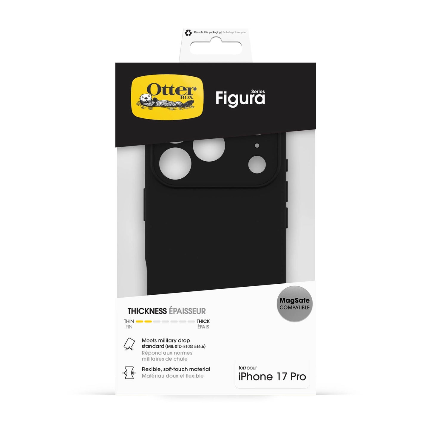 iPhone 17 Pro Otterbox Figura MagSafe Case - Black - 15-15577