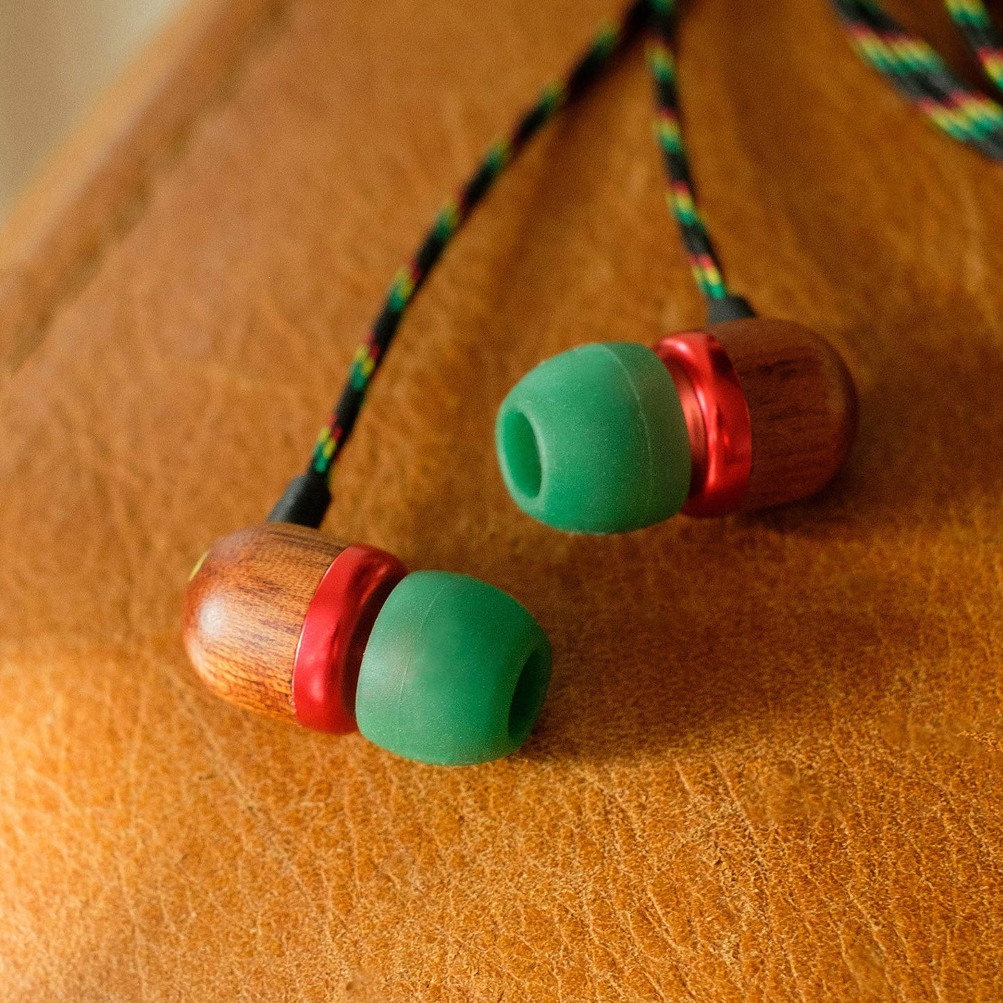 House of Marley Smile Jamaica USB-C Earbuds - Rasta - 15-15611