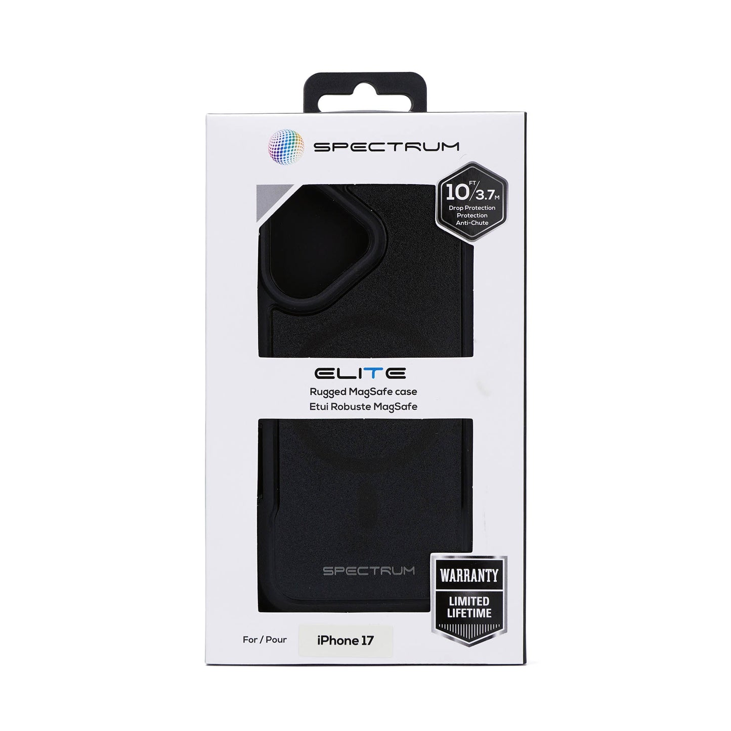iPhone 17 SPECTRUM Elite Case w/Magnets - Black - 15-15692