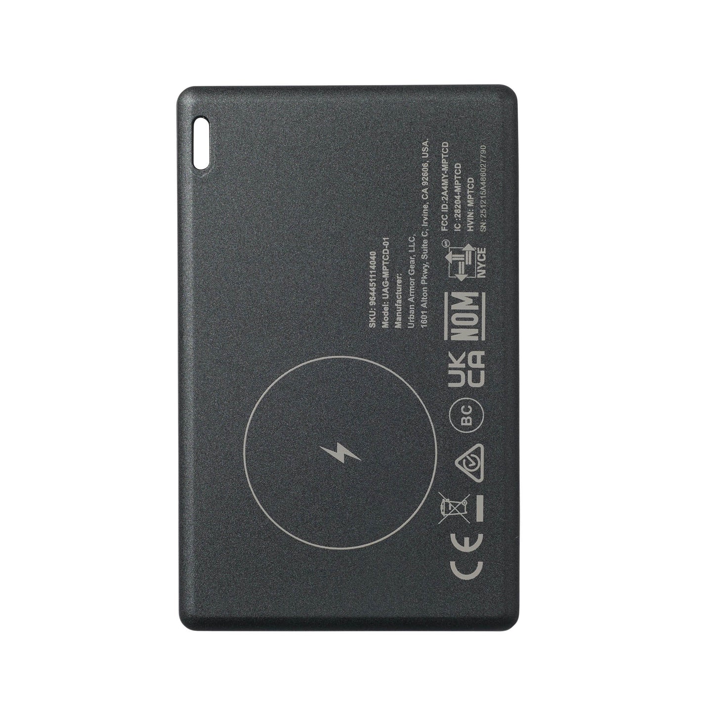UAG Metropolis Apple + Android Find Me Tracker Card - Black Hexagon - 15-15735