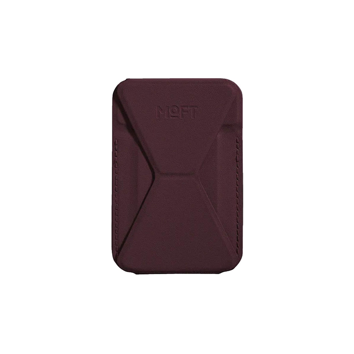 MOFT Trackable Magnetic MagSafe Wallet Stand - Black Berry - 15-15738