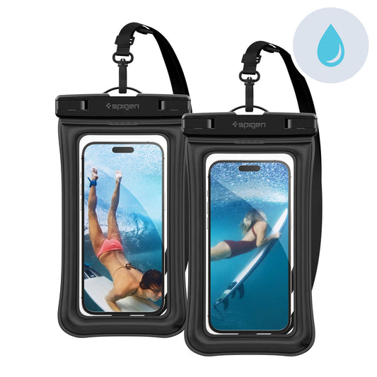 Universal Spigen Waterproof Floating PVC Protective Pouch - 2Pk - 15-15751