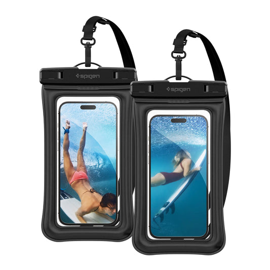 Universal Spigen Waterproof Floating PVC Protective Pouch - 2Pk - 15-15751