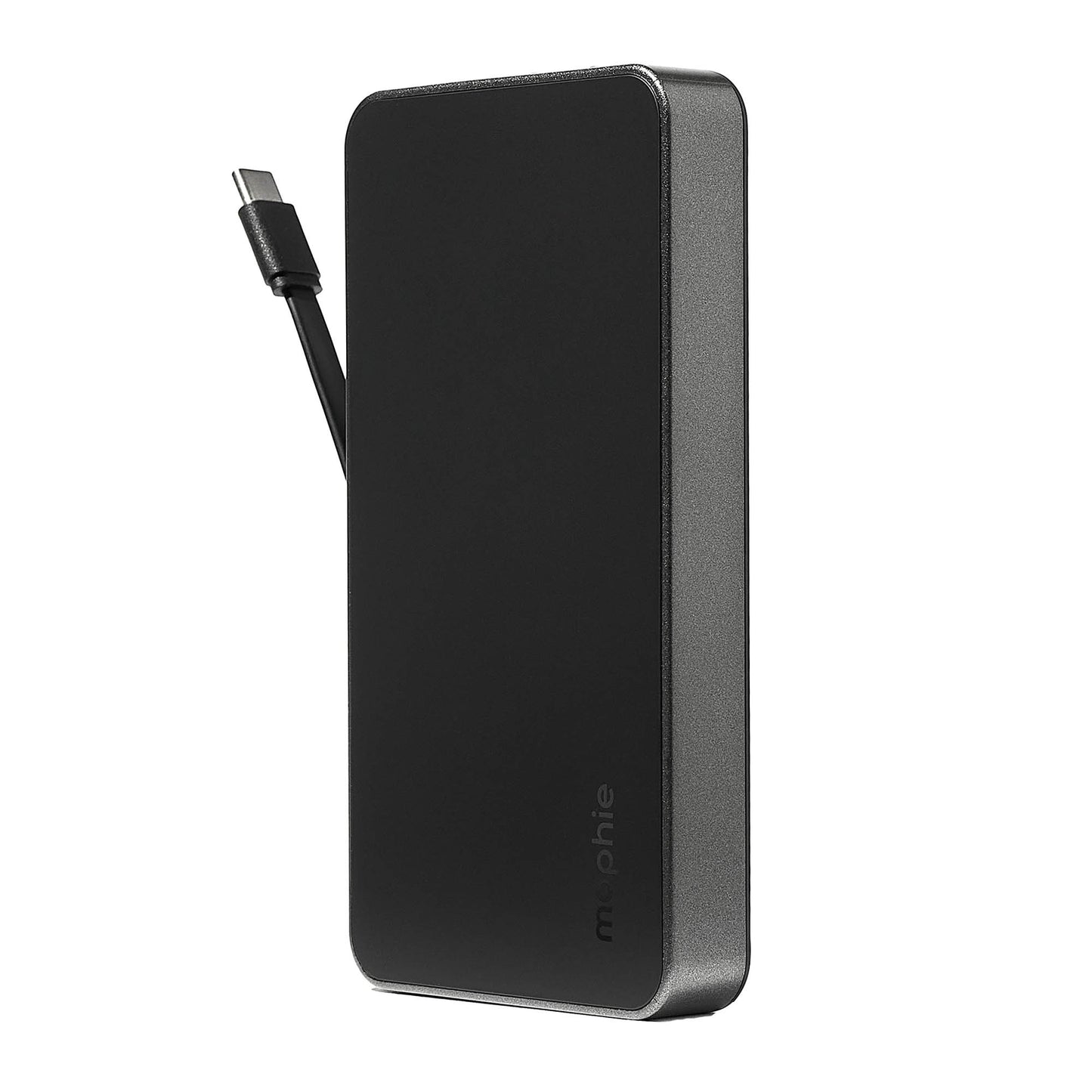 Mophie 10,000 mAh Powerstation Plus w/USB-C Cable + AC Plug - Black - 15-15779