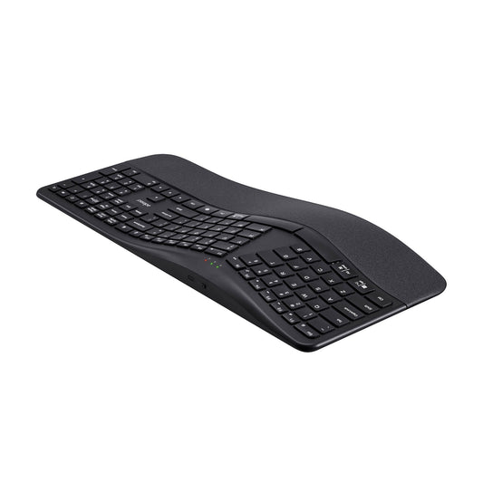 Adesso Wireless Ergonomic Scissor Switch Keyboard and Mouse Combo - 15-15802