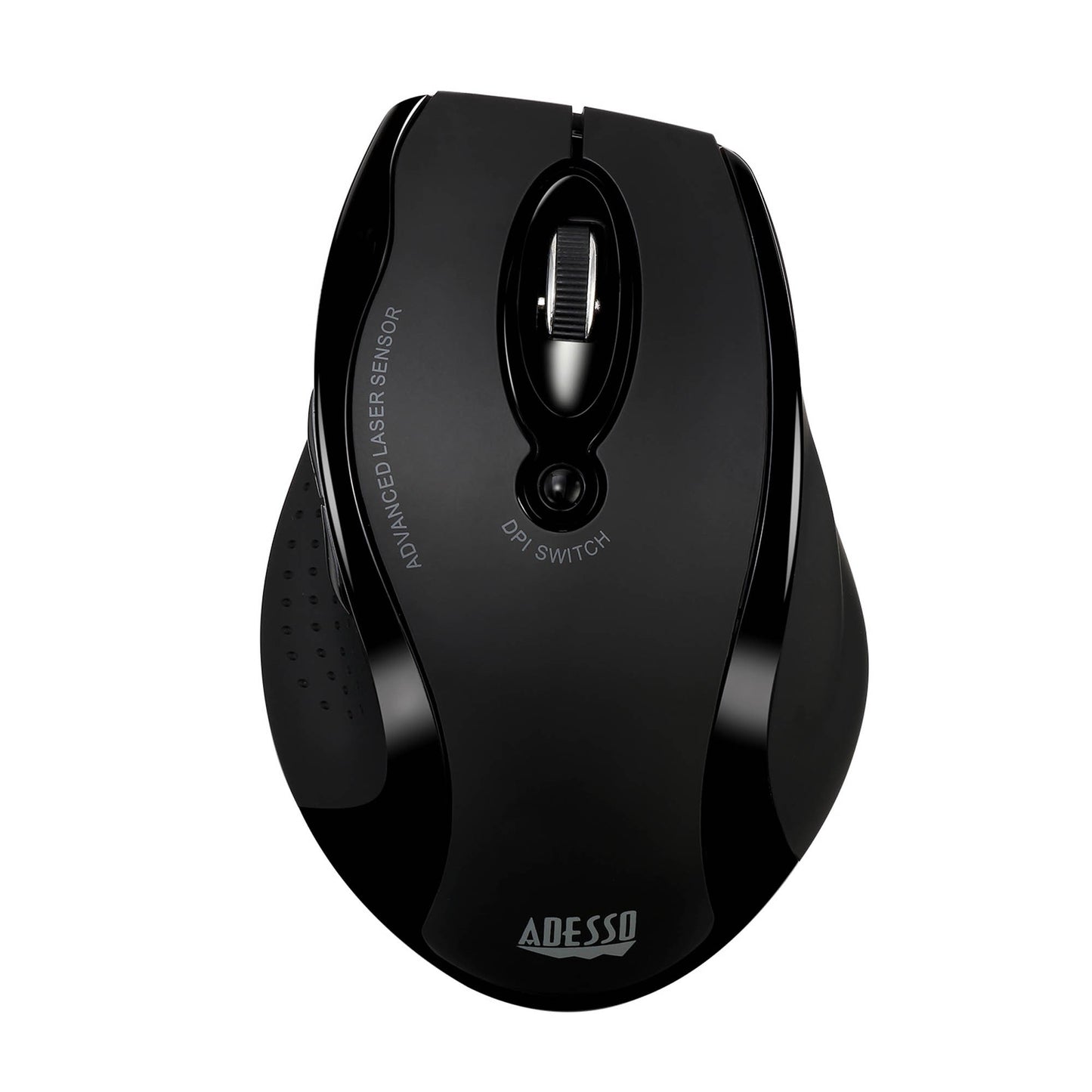 Adesso Wireless Ergonomic Laser Mouse - 15-15807