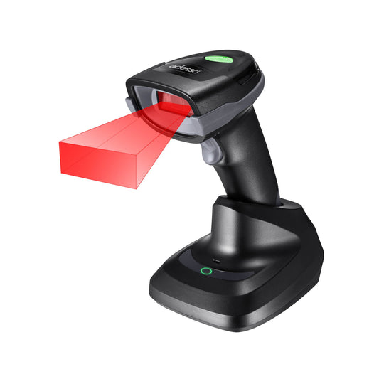 Adesso Wireless/Bluetooth/Wired 2D Barcode Scanner with Charging Cradle - 15-15814