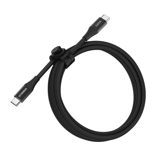 OtterBox 200cm USB-C-C 240W Charge and Sync Cable - Black - 15-15822