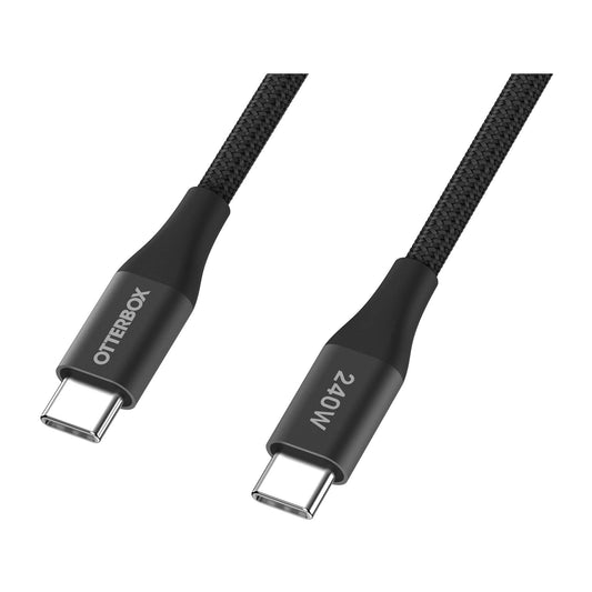 OtterBox 200cm USB-C-C 240W Charge and Sync Cable - Black - 15-15822