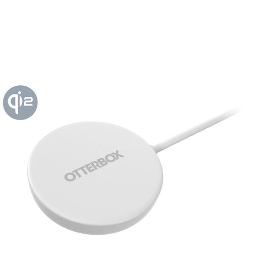 Otterbox Qi2 25W MagSafe Wireless Charging Pad - White - 15-15830